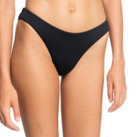 Roxy Classic Black Bikini Bottom - Picture 1 of 4